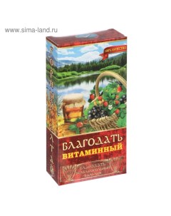 Бальзам безалкогольный "Благодать" витаминный, 250 мл Благодать с алтая