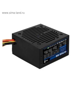 Блок питания ATX 450W VX-450 PLUS (24+4+4pin) 120mm fan 2xSATA RTL Aerocool