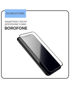 Защитное стекло, для iPhone 13 mini, анти отпечатки, 0.33 мм, 9 H, черная рамка Borofone