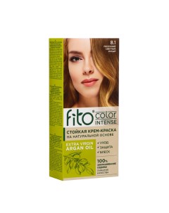 Стойкая крем краска для волос Fito color intense тон 8 1 песочный светлый русый 115 мл Fitoкосметик