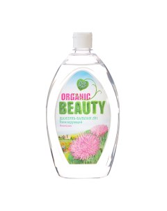 Шампунь бальзам для волос 2в1 Тонизирующий 1000 мл Organic beauty