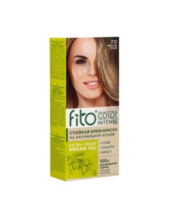 Стойкая крем краска для волос Fito color intense тон 7 0 светлый русый 115 мл Fitoкосметик