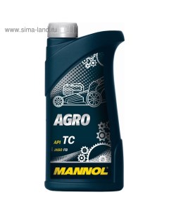 Масло моторное 2Т AGRO 1 л Mannol