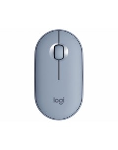 Мышь Pebble M350, беспроводная, оптическая, 1000 dpi, синияя Logitech