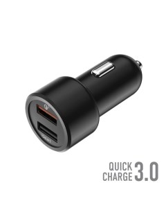 Зарядное устройство автомобильное Smart IC 2 USB 30 Вт 5 4 А QuickCharge3 0 Olmio