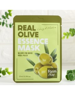 Тканевая маска для лица с экстрактом оливы Real Olive Essence Mask Farmstay