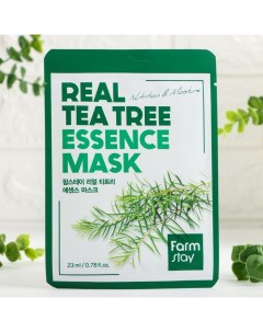 Маска тканевая для лица с экстрактом чайного дерева Real Tea Tree Essence Mask, 23 мл Farmstay