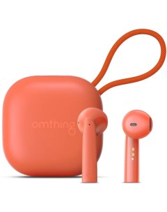 Наушники Omthing AirFree Pods EO005, вкладыши, шумоподавление, 400 мАч, оранжевые 1more