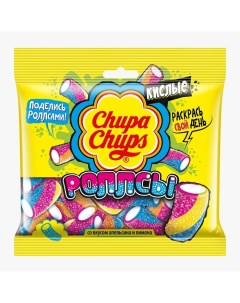 Мармелад Chupa-Chups "РОЛЛСЫ", кислые, 150 г Chupa chups