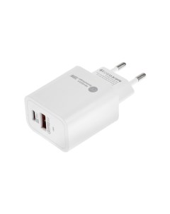 Сетевое зарядное устройство Luazon LZZ 22 USB Type C 2 А белое Luazon home