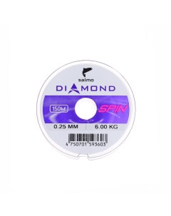 Леска монофильная Diamond SPIN диаметр 0 25 мм тест 6 кг 150 м светло зелёная Salmo