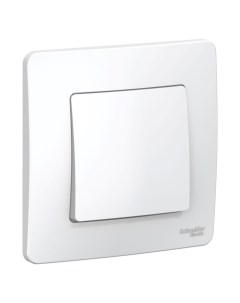 Выключатель SE Blanca, 10 А, 1 клавиша, IP20, скрытый, белый, BLNVS010101 Schneider electric