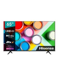 Телевизор 65A6K 65 3840x2160 DVB T T2 C S2 HDMI 3 USB 2 Smart TV чёрный Hisense