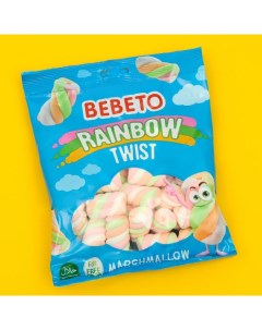 Суфле маршмеллоу «RAINBOW TWIST», 135 г Bebeto