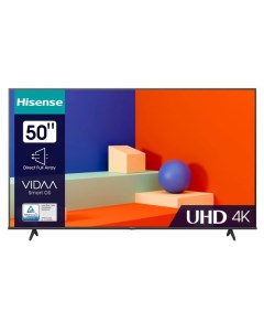 Телевизор 50A6K 50 3840x2160 DVB T T2 C S2 HDMI 3 USB 2 Smart TV чёрный Hisense