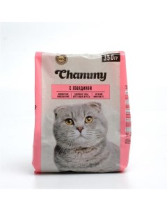 Сухой корм для кошек говядина 350 г Chammy