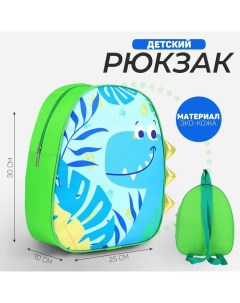 Рюкзак детский для мальчика Динозавр 30х25 см Nazamok kids