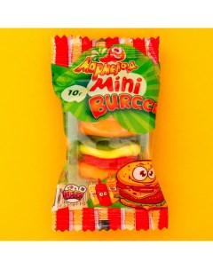 Мармелад жевательный «mini BURGER», 10 г Candy lab