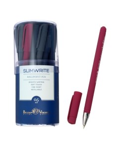 Ручка шариковая SlimWrite ORIGINAL стержень синий узел 0 5 мм МИКС Brunovisconti