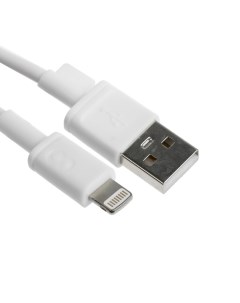 Кабель BC-041, Lightning - USB, 3 А, 1 м, силикон, белый Byz