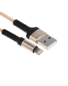 Кабель BC 025 Lightning USB 5 А 1 2 м PD нейлон золотистый Byz