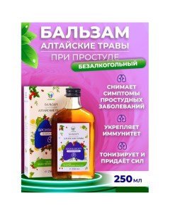 Бальзам Алтайские Травы БронхоНорм при простуде 250 мл стекло Vitamuno