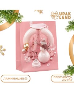 Пакет ламинированный Снеговик с игрушками 11 5 x 14 5 x 6 см Well-known