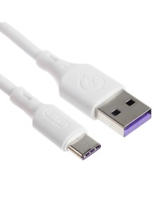 Кабель X6, Type-C - USB, 66 Вт, 5 А, 1.5 м, PD, силикон, белый Byz