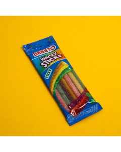 Жевательный мармелад WACKY STICKS со вкусом тутти-фрутти и ванили, 75 г Bebeto