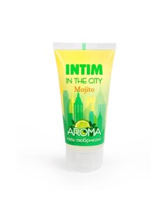 Гель-смазка INTIM in the city aroma Mojito, на водной основе, охлаждающий, 60 мл Лаборатория ''биоритм''