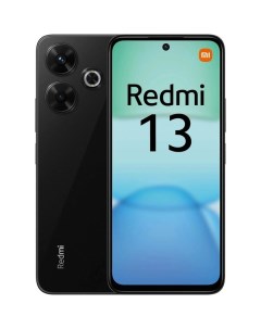 Смартфон Redmi 13 6 79 Amoled 8 Гб 256 Гб 108 Мп 2 Sim 5030мАч черный Xiaomi