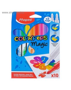 Фломастеры 10 цветов, Color Peps MAGIC, меняющие цвет Maped