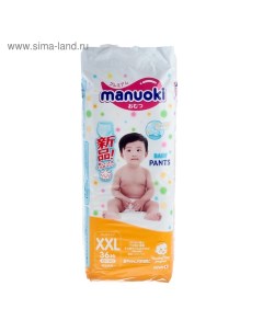 Подгузники-трусики XXL 15+ кг, 36 шт Manuoki