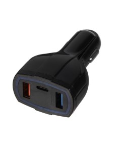 Зарядное устройство 12 24 В 2 USB Type C 3 5 А черный Cartage