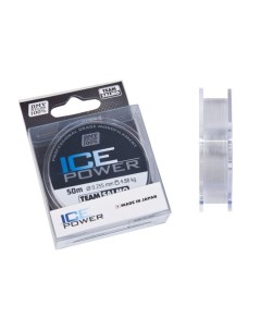 Леска монофильная Team ICE POWER, диаметр 0.25 мм, тест 4.88 кг, 50 м Salmo