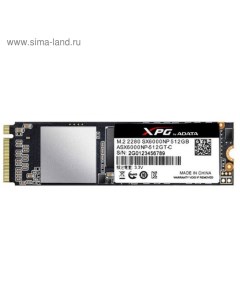 Накопитель SSD XPG SX6000 Pro M.2 2280 ASX6000PNP-512GT-C, 512Гб, PCI-E x4 A-data