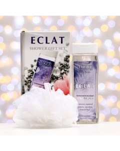 Подарочный набор косметики Eclat woman: гель для душа, 250 мл + мочалка микс Organell