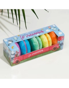 Набор бомбочек для ванн Le macarons, 250 г (5 шт) Laboratory katrin