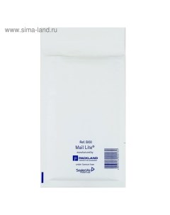 Крафт конверт с воздушно пузырьковой плёнкой Mail lite B 00 12 х 21 см white Calligrata