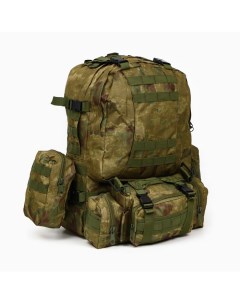 Рюкзак тактический "Storm tactic" мужской, стропы MOLLE, подсумки, 50 л, камуфляж мох Мастер к