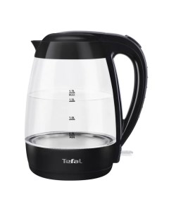 Чайник электрический KO450832, стекло, 1.7 л, 2400 Вт, чёрный Tefal