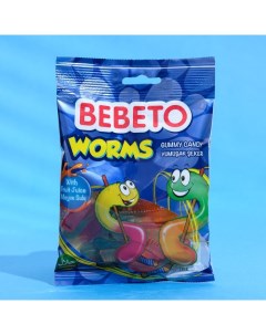 Жевательный мармелад WORMS, 70 г Bebeto