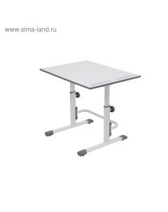 Растущая парта-трансформер kids Simple М1 75 х 55 см, цвет белый/серый Polini