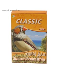 Корм Classic для экзотических птиц, 400 г. Fiory