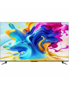 Телевизор TCL 75C647, 75", 3840x2160, DVB-T2/C/S/S2, HDMI 3, USB 1, SmartTV, чёрный Tcl