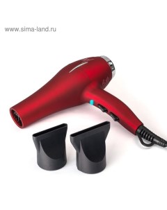 Фен Professional Air Touch 2200 Вт 2 скорости 3 темп режима 2 насадки красный Tnl