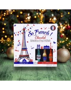 Шоколад фигурный новогодний LIQUEURS So French!, с алкогольной начинкой, 13 г х 12 шт Abtey