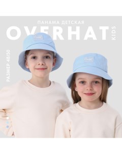 Панама детская для девочки цвет голубой р р 48 50 Overhat kids