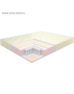 Матрас Flowers «Независимые пружины», размер 160х190 см, высота 16 см, жаккард Этель