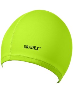 Шапочка для плавания, полиамид, салатовая Bradex